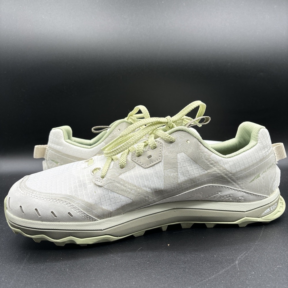 Altra Lone Peak 6 Sneakers Women's Size 11 Trail Running Shoes White Green - Picture 5 of 12